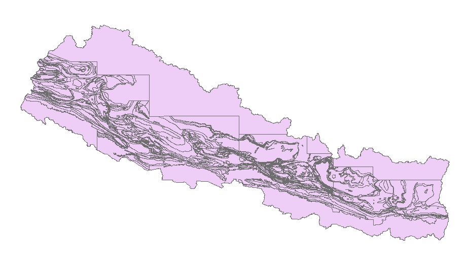 Geological Map Of Nepal Icimod | Rds