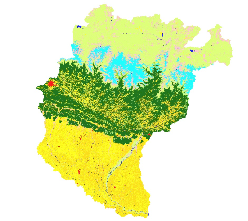 Land cover of Koshi Basin 2010