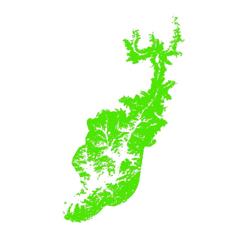 Forest cover of Swath, Pakistan for 2013