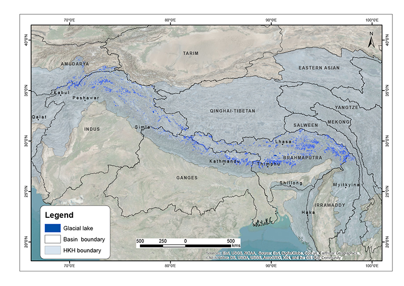 The Status of Glacial Lakes in the Hindu Kush Himalaya