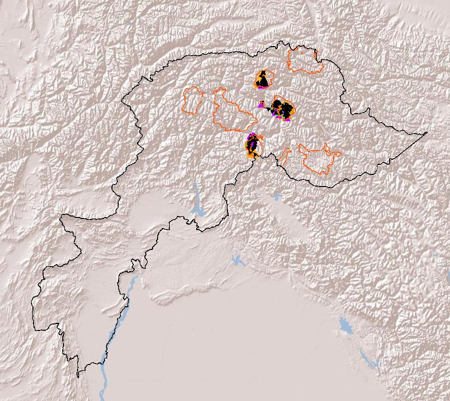 Grazing routes in the key grazing areas of Gilgit - Baltistan
