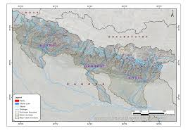Potentially dangerous glacial lakes in the Koshi, Gandaki, and Karnali river basins of Nepal, the Tibet Autonomous Region of China, and India
