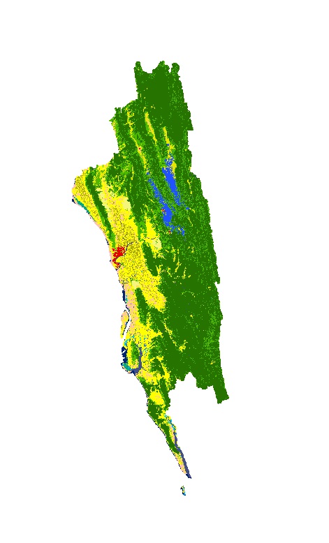 Land Cover of Greater Chittagong, Bangladesh 1989