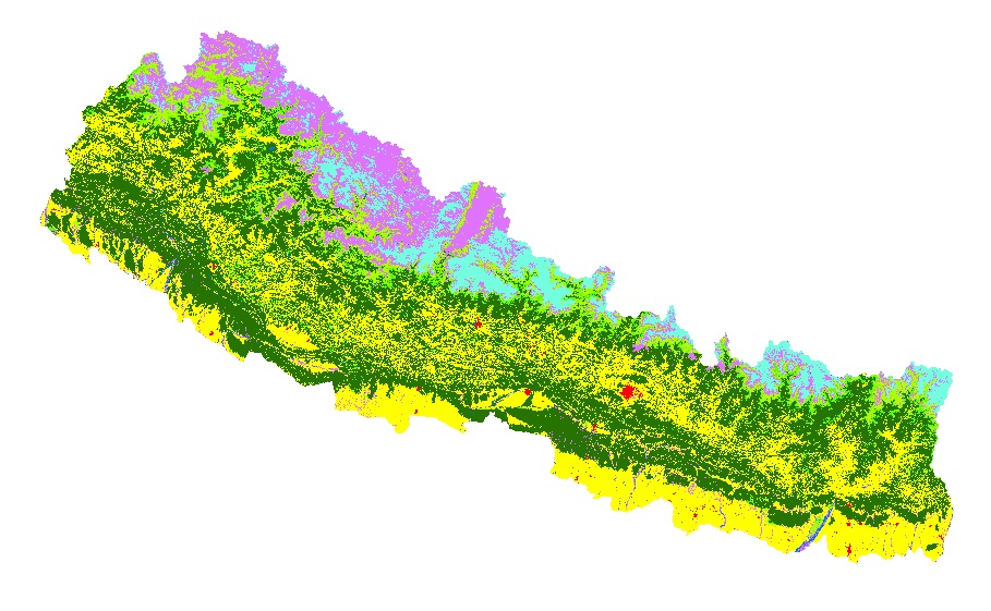 Land cover of Nepal 2000
