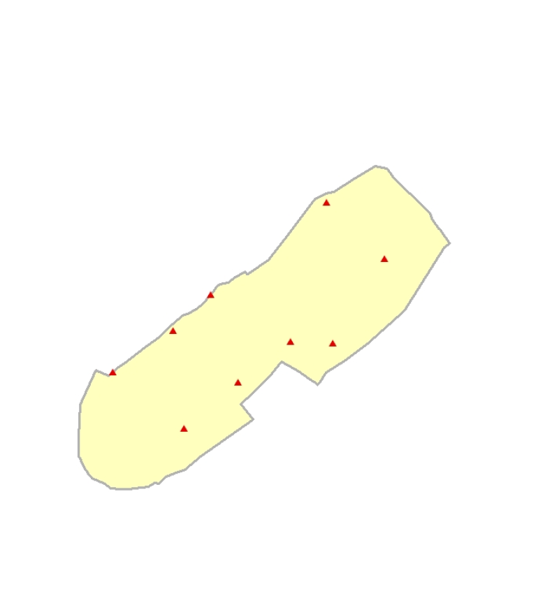 Traverse Points Location of RDT Centre, Bhutan