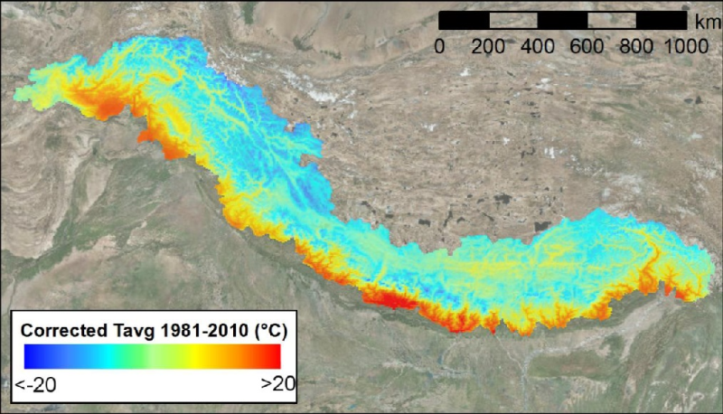 High resolution 5 km daily reference climate dataset of upper Indus, upper  Ganges, and upper  Bramhmaputra river basins from 1981 to 2010