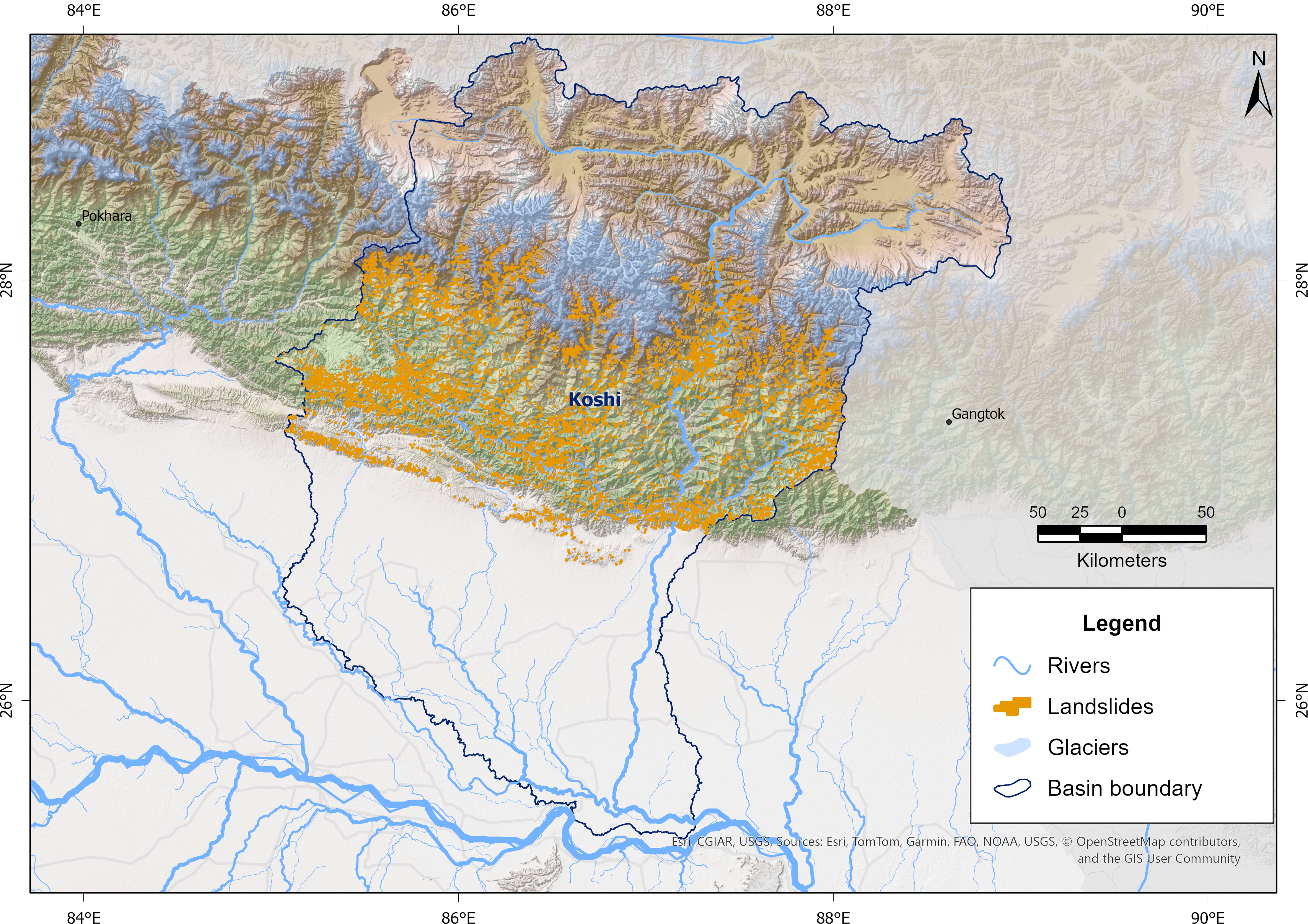 Landslide Inventory of Koshi Basin 2024