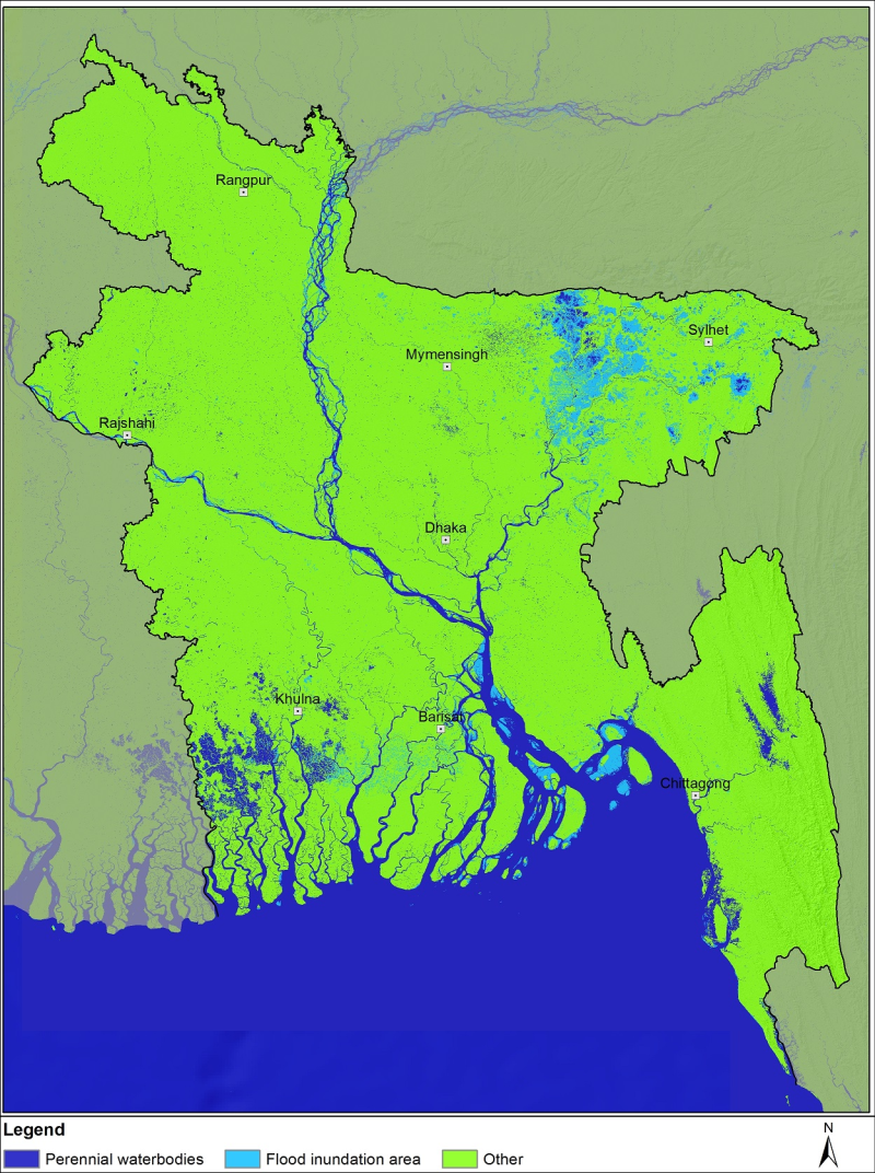 Flood data of Bangladesh April, 2017
