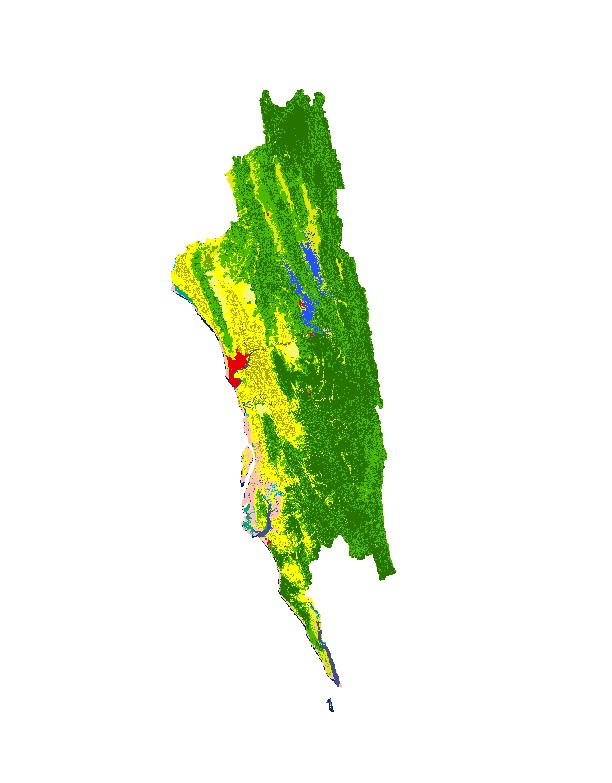 Land Cover of Greater Chittagong, Bangladesh 2010