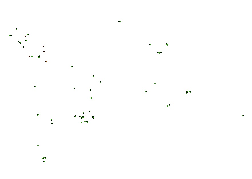Forest Fire Incident Location in the Kangchenjunga Landscape for 2010 and 2013