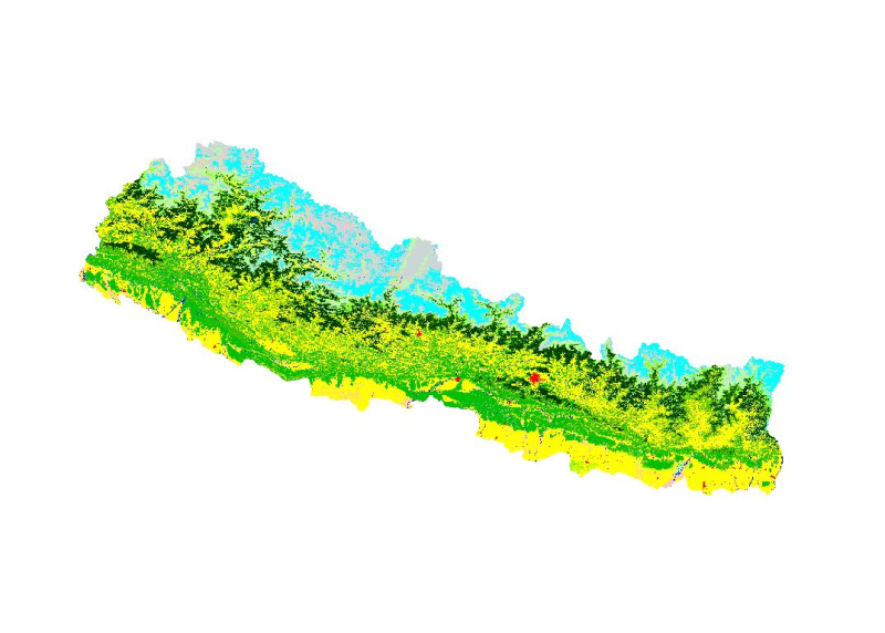 Land cover of Nepal 2010