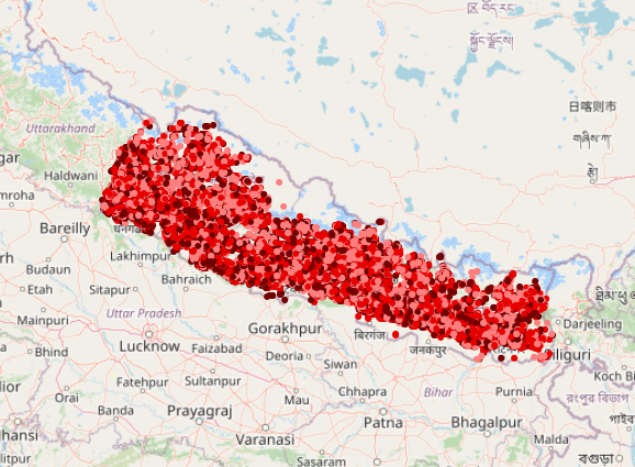 Forest Fires in Nepal